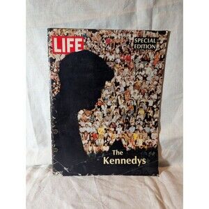 Life Magazine's Rare Vintage The Kennedys Special Edition 1968 John F. Kennedy